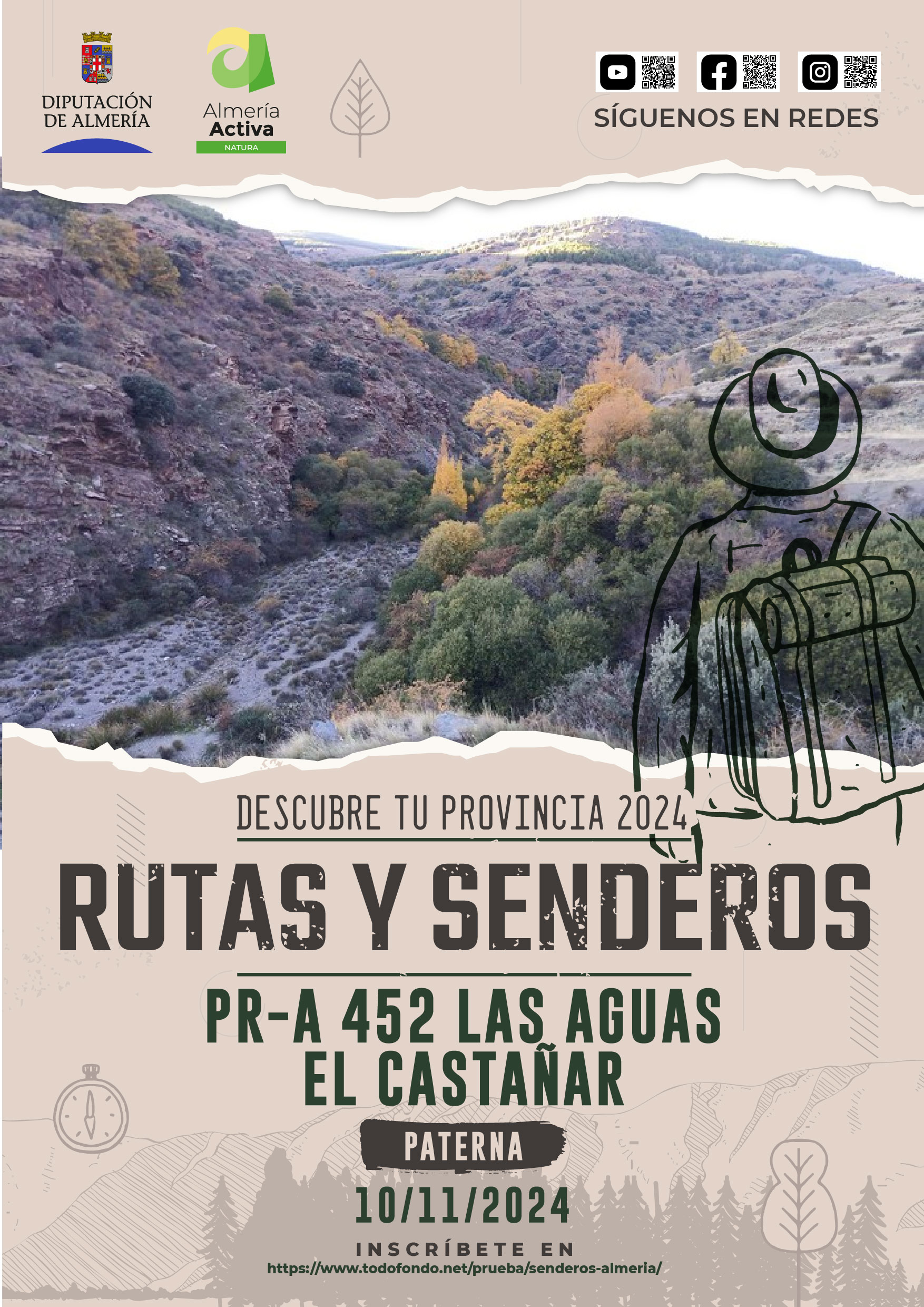 Rutas y Senderos. Descubre tu Provincia Activa 2024. Paterna 10-11-24